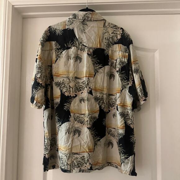 Jamaica Jaxx 100% washable silk Hawaiian shirt size large - Picture 2 of 9